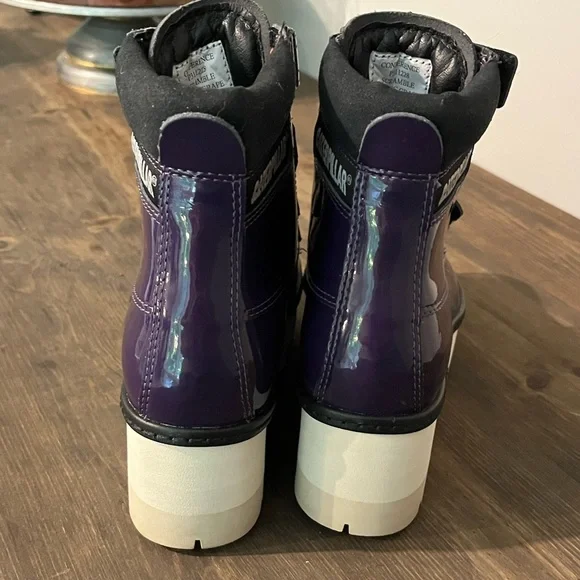 Caterpillar Platform Boots in Gothic Grape - Picture 4 of 7